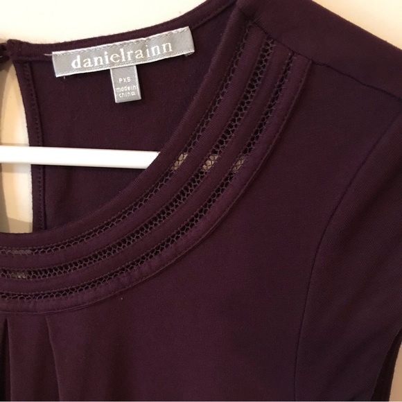 Daniel Rainn plum blouse - XS petite - Picture 2 of 3